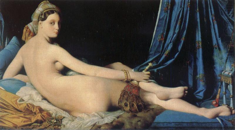 grande odalisque, Jean Auguste Dominique Ingres